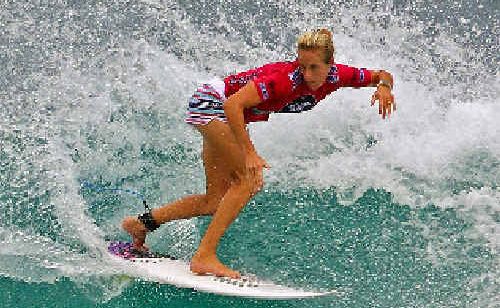 Chelsea Hedges in action during the Roxy Pro at Snapper Rocks. Chelsea Hedges in action during the Roxy Pro at Snapper Rocks.